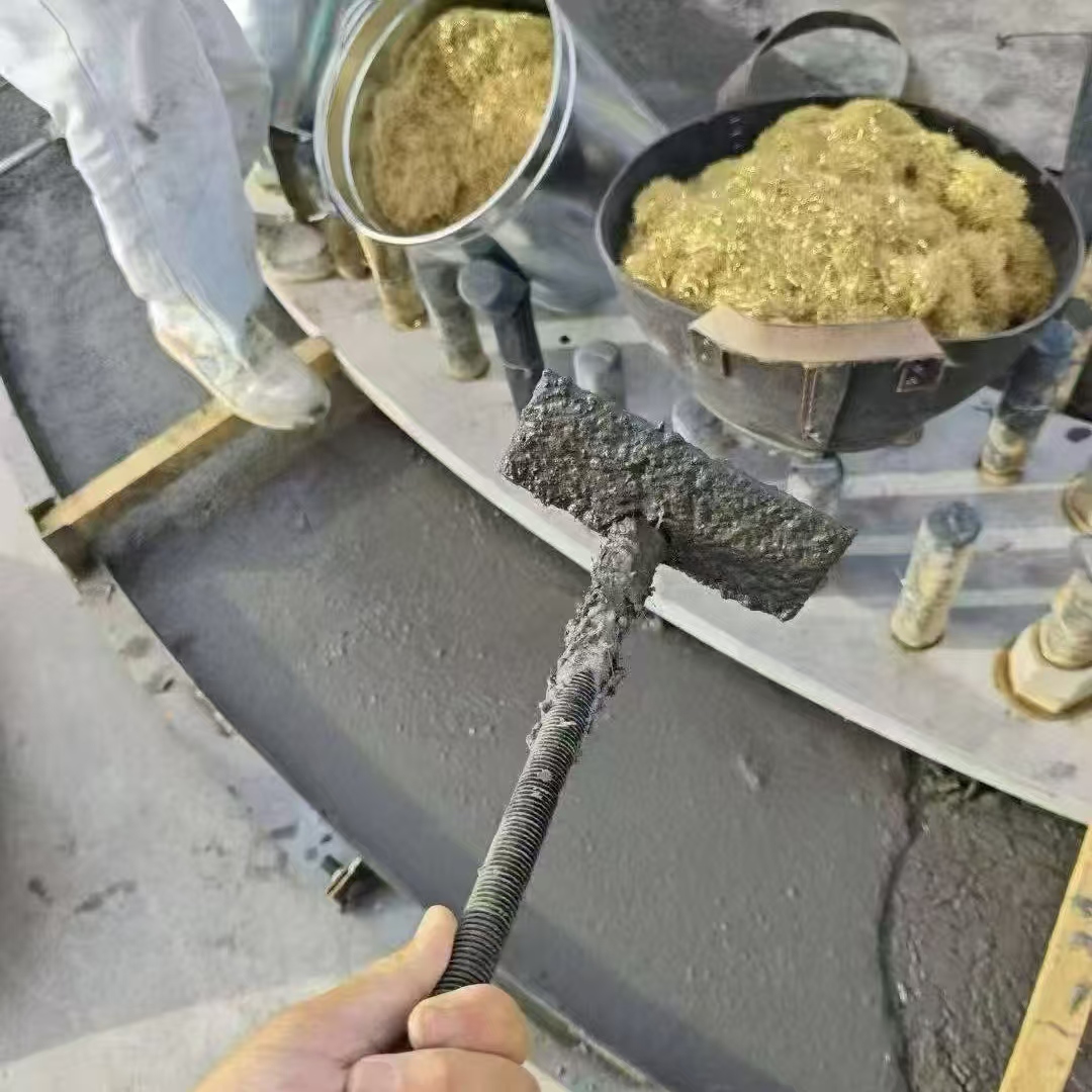 新芜C120钢纤维高强无收灌浆料 轧机压缩机汽轮机发电机锻压设备底座灌浆材料